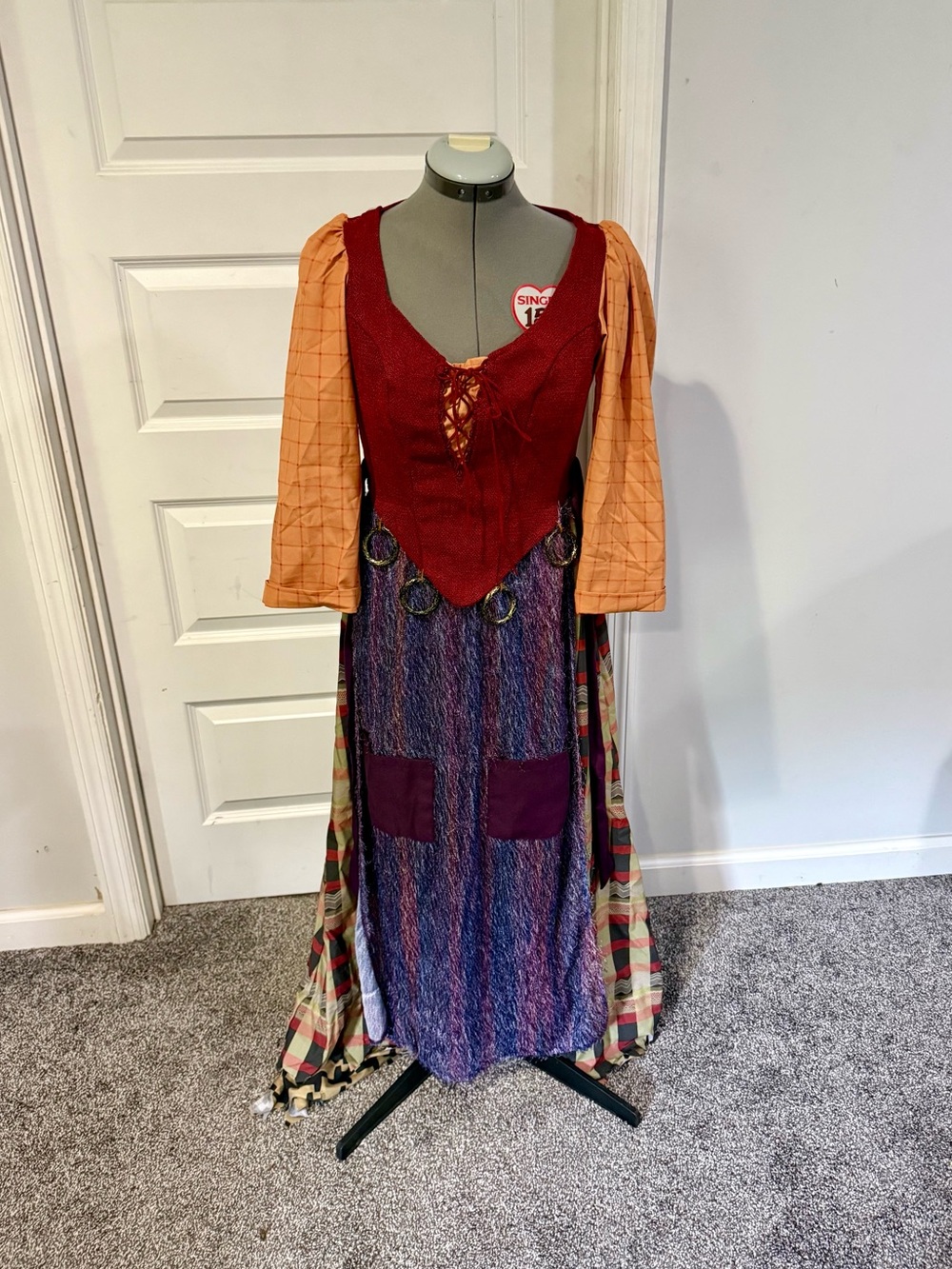 Mary Sanderson costume with wig